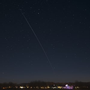 The ISS Over Lake Ashby
