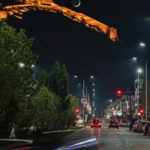 Crescent Moon and the Fortress of Palamidi