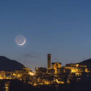 Alignment of Moon, Venus and Jupiter