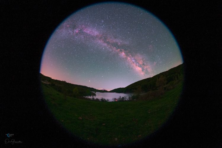 Milky Way Above Lake Biviere