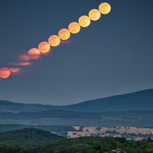 Penumbral Lunar Eclipse in Slovakia