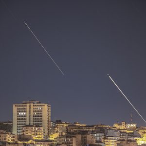 Planet Trails Over Ragusa