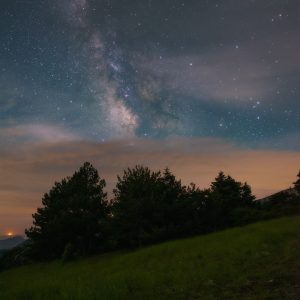 Milky Way at Taygetos Mountain