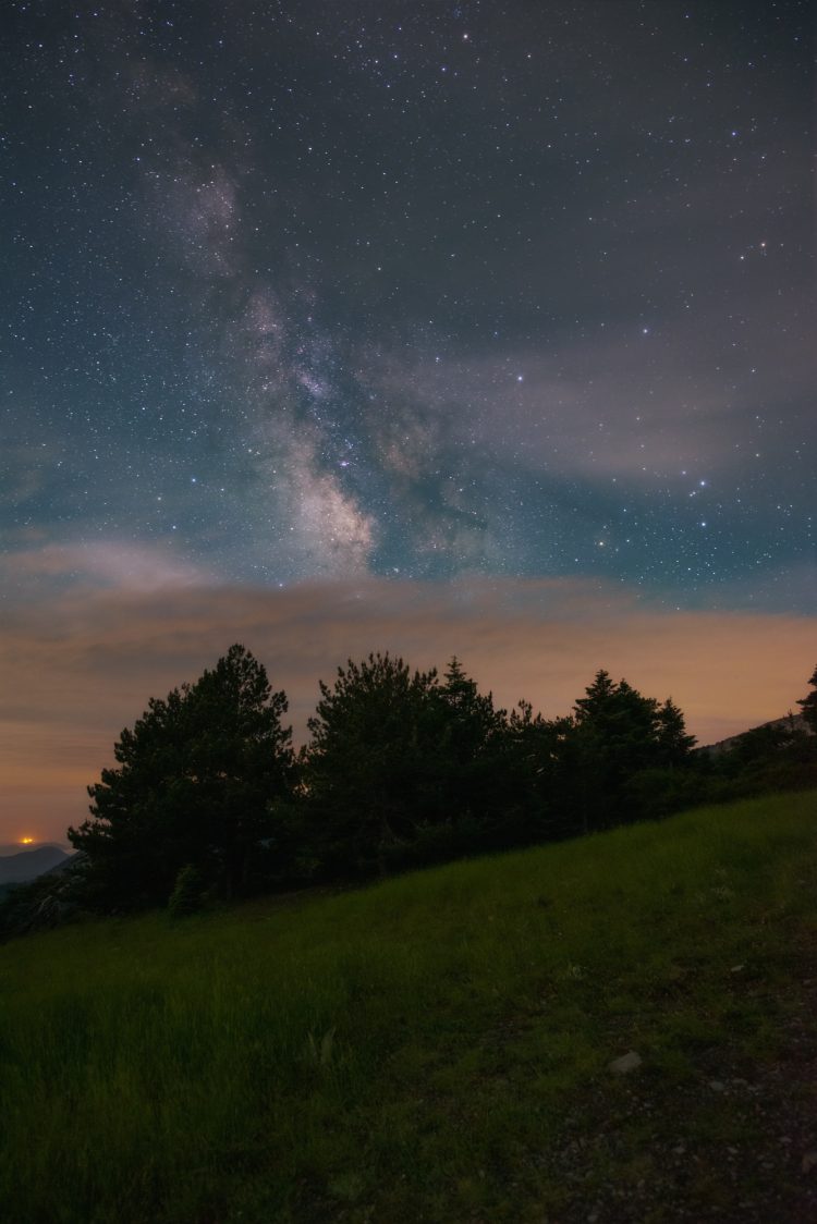 Milky Way at Taygetos Mountain