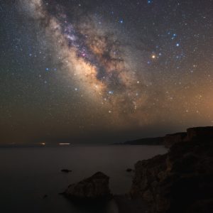 Milky Way Above the Kythira Island