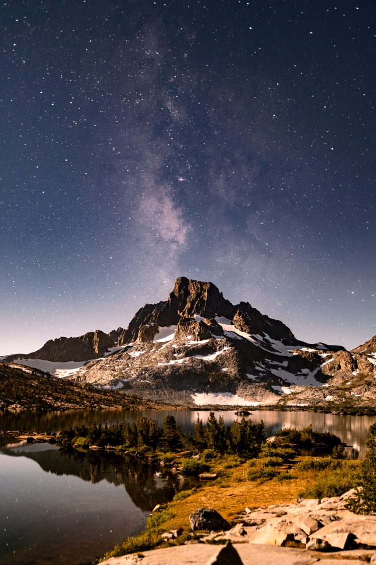 Autumn Night at the Banner Peak