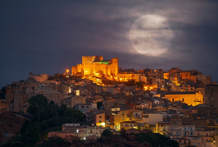 Super Blue Moon Above Naro