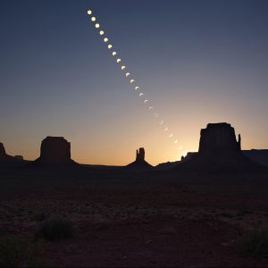 Ring of Fire Over Monument Valley