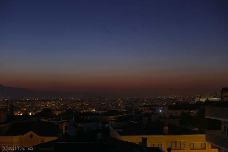 Mercury’s Elongation Over Bursa