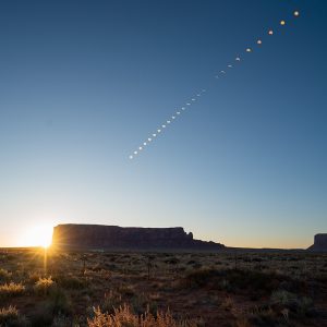 Annular Eclipse From Monument Valley