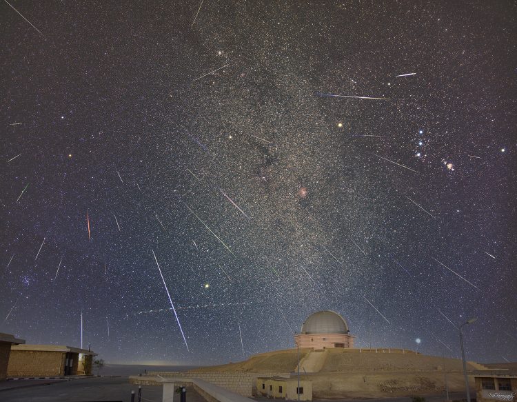 Geminid Shower Over Kottamia Observatory