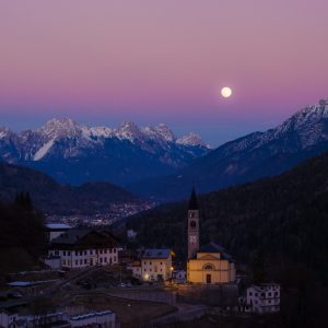 Full Moon from Cibiana di Cadore