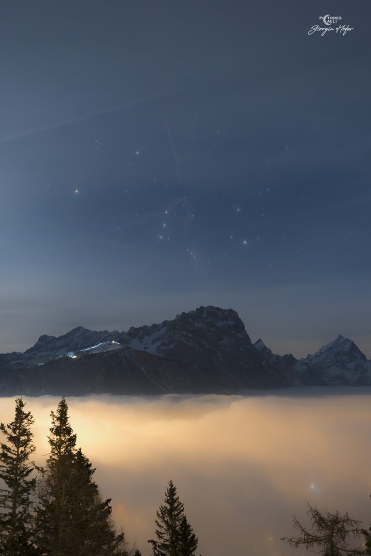 Orion Over a Sea of Clouds