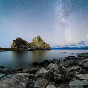 Starry Night of Olkhon Island