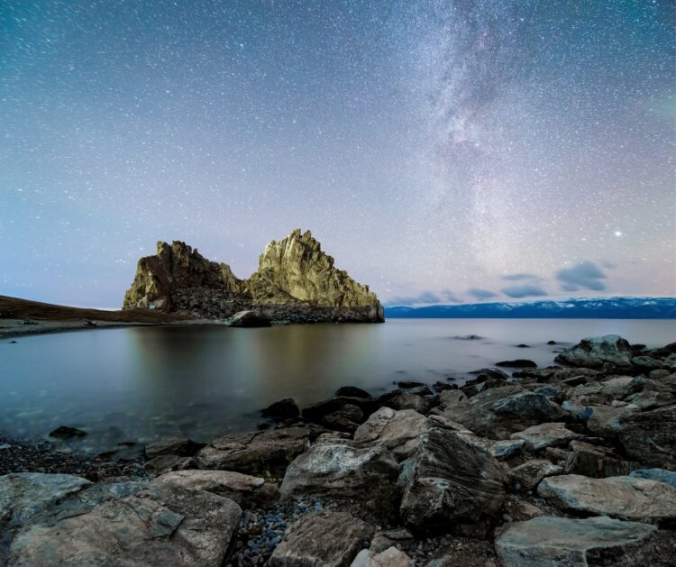 Starry Night of Olkhon Island