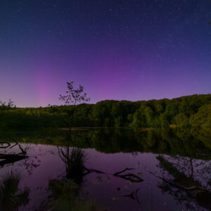 Small Lake and Small Aurora