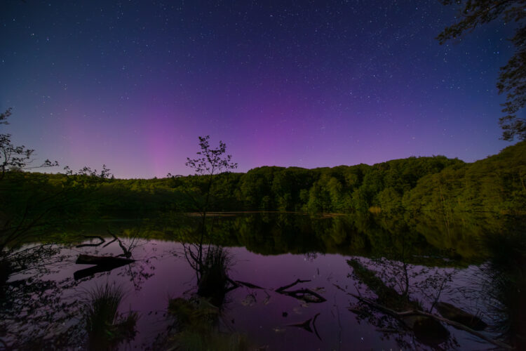 Small Lake and Small Aurora