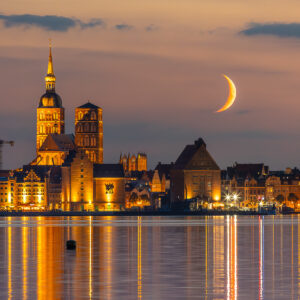 Moon Over Stralsund