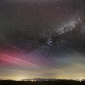 Aurora and Milky Way