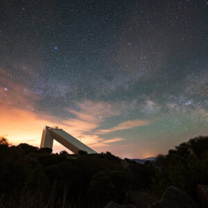 Milky Way Over McMath-Pierce Solar Telescope