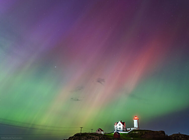 Aurora Pastel Above Nubble Lighthouse