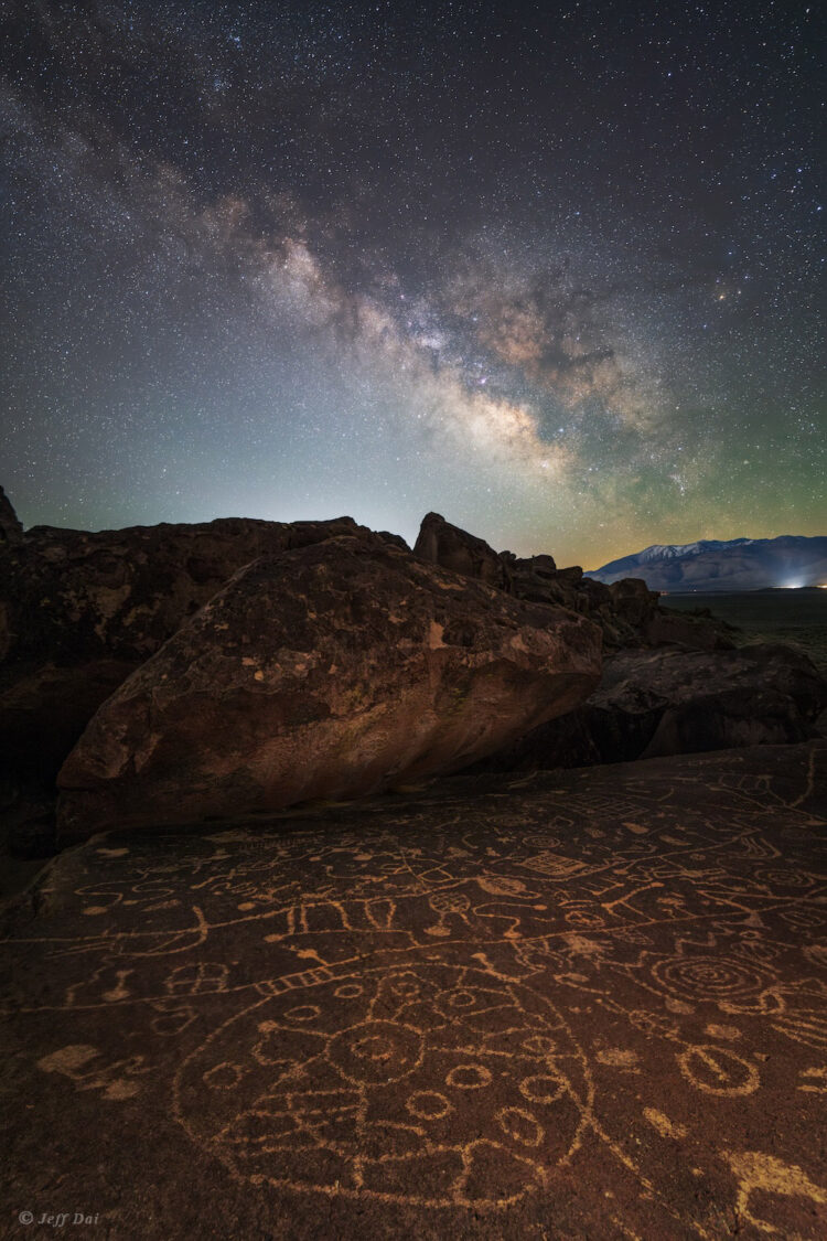 Milky Way Over the Sky Rock