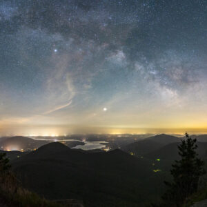 Wittenberg Mountain Summit Milky Way