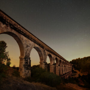 Stars Above the Aqueduct of Tarragona