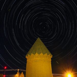 Startrail Over Akhangan Tower