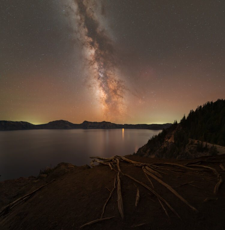 Milky Way Over Crater Lake