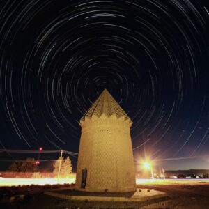 Startrail Over Akhangan Tower