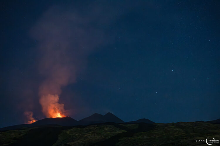 The Queen, Rising Over Erupting Volcano