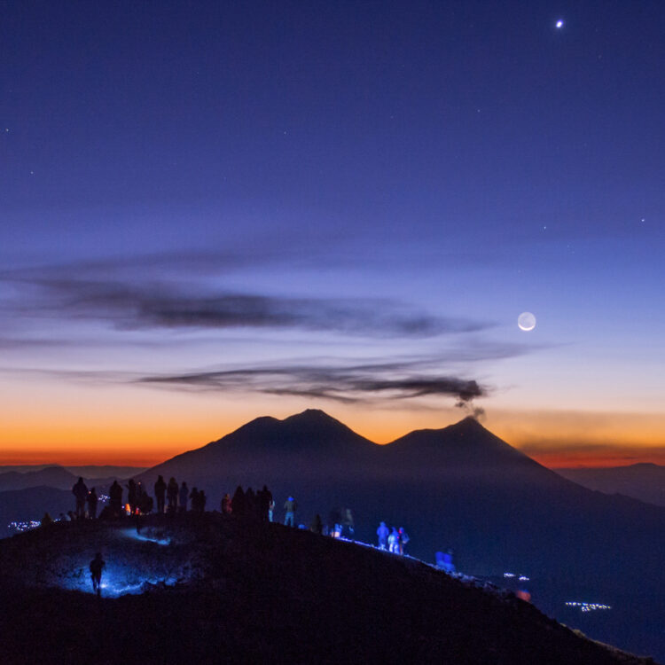 Venus and Moon