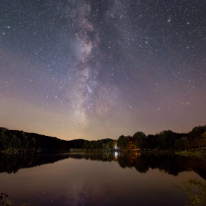 The Milky Way Over the Maulazzo Lake