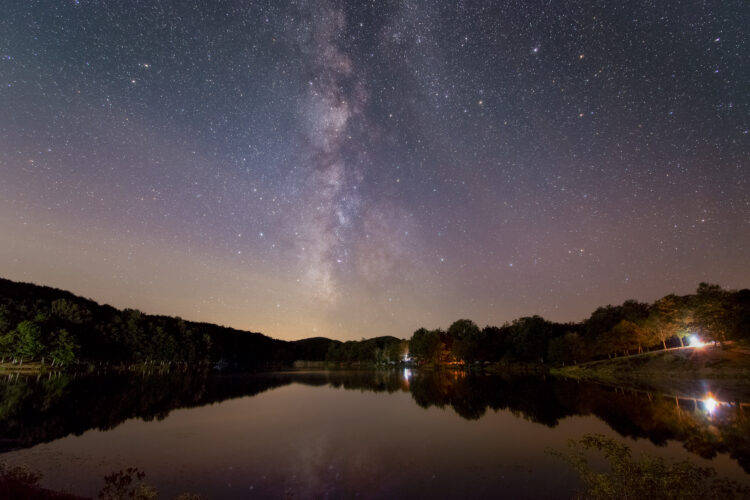 The Milky Way Over the Maulazzo Lake