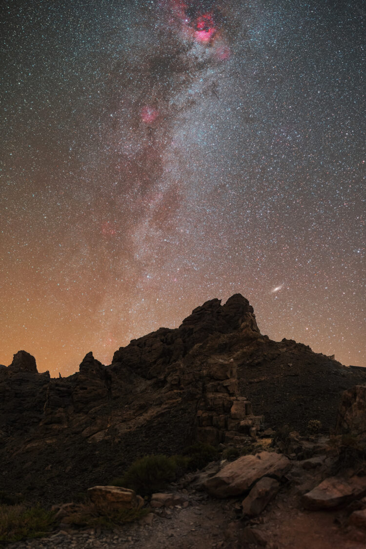 Midnight Ascent to Caldera de las Cañadas