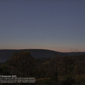 Comet C/2023 A3, from Western Australia