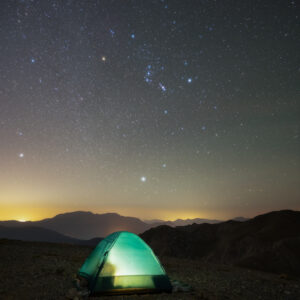 Milky Way Above the Smolikas Dragon Lake