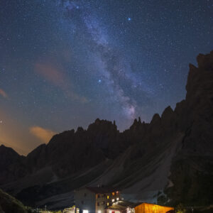 Milkyway from Dolomites