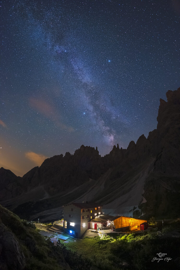 Milkyway from Dolomites