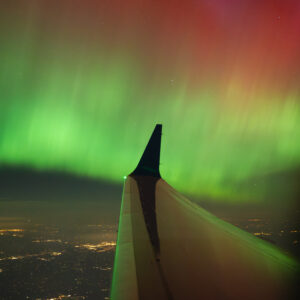 Aurora Borealis from 36,000 ft