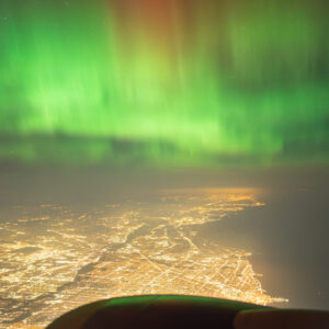 Aurora Borealis from 36,000 ft