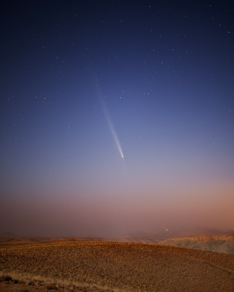 Comet Tsuchinshan–ATLAS Across the Iran Sky