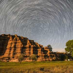 Cueva De La Olla Star Trails