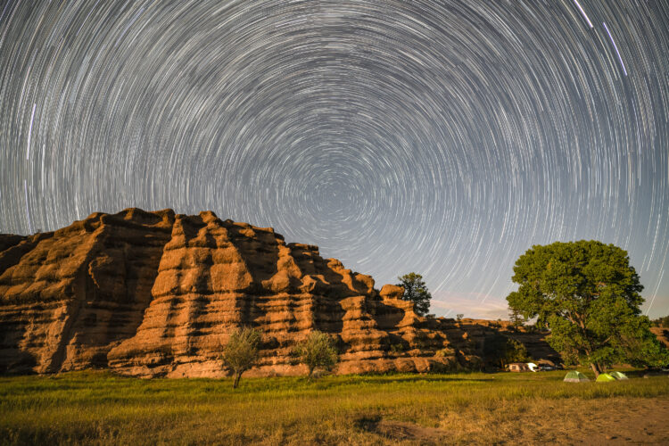 Cueva De La Olla Star Trails