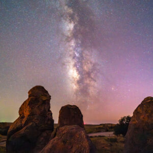 City of Rocks Milky Way