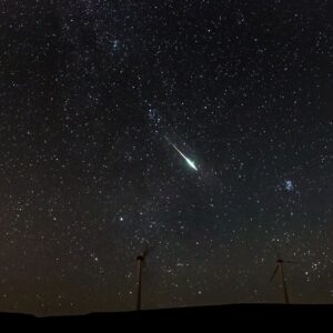 Perseid Burning Up in Atmosphere