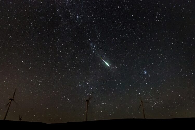 Perseid Burning Up in Atmosphere