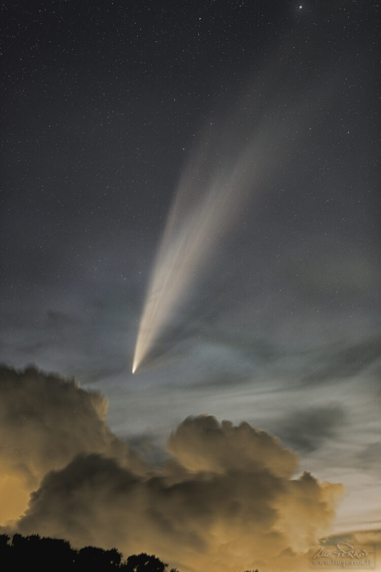 Comet ATLAS in Rainy Season