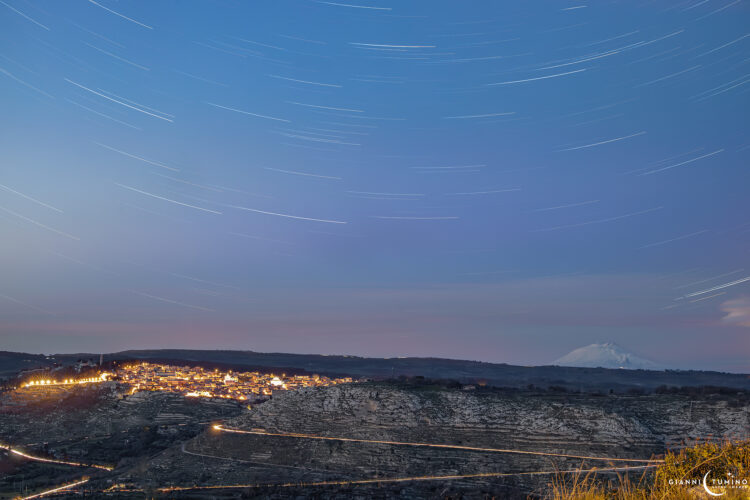 Star Trails at the Blue Hour